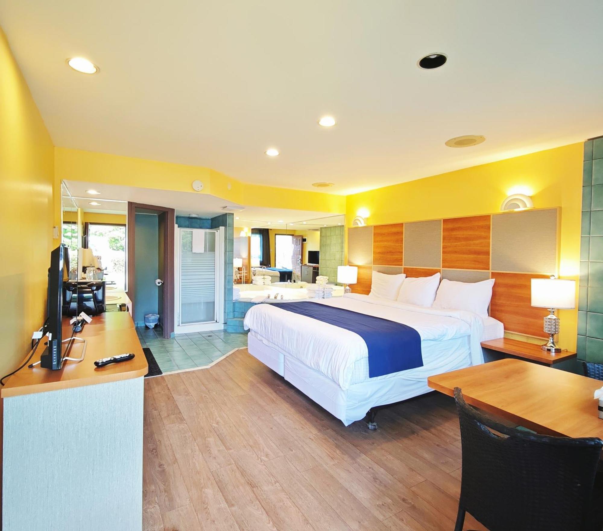 Saint-Sauveur-des-Monts Motel Des Pentes Et Suites מראה חיצוני תמונה